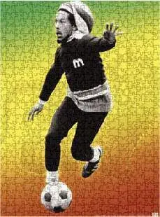 BOB MARLEY SOCCER PUZZLE 1000 PIEZAS 27X27CM                               