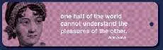 JANE AUSTIN PLEASURES PUNTO DE LIBRO