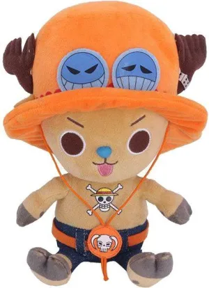 ONE PIECE PELUCHE CHOPPER X ACE 11 CM