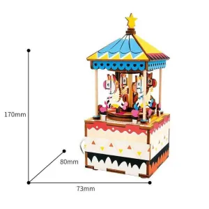 DIY MUSIC BOX MERRY-GO-ROUND                                               