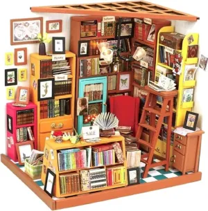 DIY MINIATURE HOUSE SAM'S STUDY ROOM                                       