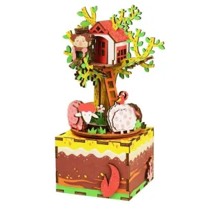 DIY MUSIC BOX TREE HOUSE                                                   