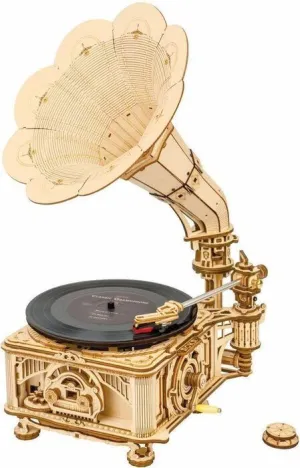 MECHANICAL GEARS CLASSIC GRAMOPHONE (MANUAL)
