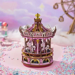 MECHANICAL MUSIC BOX ROMANTIC CAROUSEL DREAM VERSION