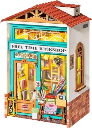 DIY MINIATURE FREE TIME BOOKSHOP