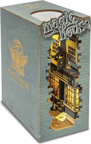 DIY MINIATURE APOYALIBROS  MAGIC HOUSE