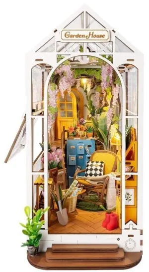 DIY SUJETALIBROS 3D FLOWER HOUSE