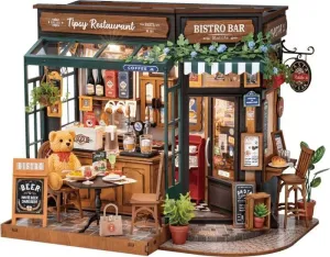 DIY MINIATURE HOUSE TIPSY RESTAURANT