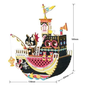 DIY MUSIC BOX FISHING KITTY                                                