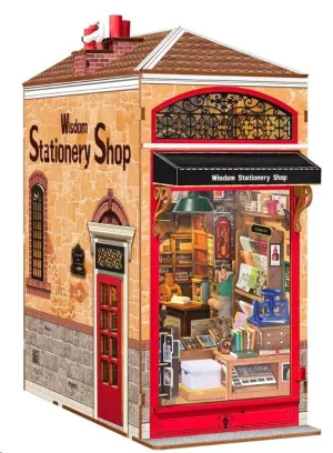 ROLIFE BOOK NOOK MAQUETA DIY WISDOM STATIONERY SHOP (TIENDA DE PAPELERÍA) CON LUZ LED