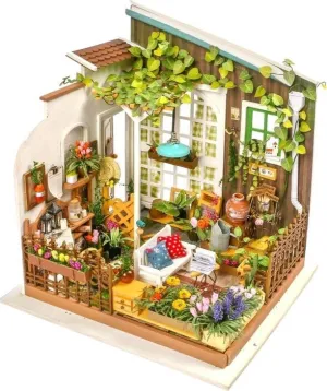 DIY MINIATURE HOUSE MILLER'S FLOWER HOUSE                                  