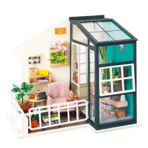 DIY MINIATURE HOUSE BALCONY DAYDREAMING                                    