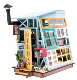 DIY MINIATURE HOUSE WOODEN HUT                                             