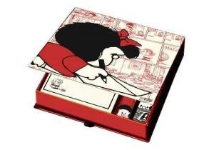 MAFALDA CAJA DE NOTAS Y BANDERITAS AUTOADHESIVAS