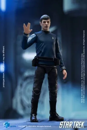STAR TREK FIGURA 1/18 EXQUISITO MINI STAR TREK 2009 SPOCK 10 CM