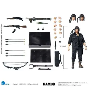 RAMBO FIGURA 1/12 EXQUISITE SUPER SERIES FIRST BLOOD II JOHN RAMBO 16 CM