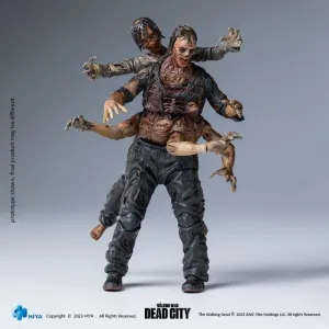 THE WALKING DEAD FIGURA 1/18 EXQUISITO MINI DEAD CITY WALKER KING 11 CM