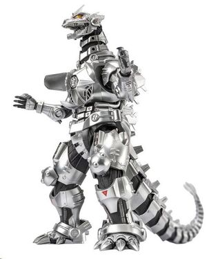 GODZILLA AGAINST MECHAGODZILLA (2002) FIGURA EXQUISITE BASIC SERIES MECHAGODZILLA MFS-3 20CM