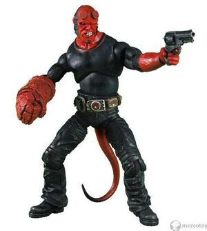 HELLBOY 2 FIG 18CM SERIE 2 - HELLBOY CAMISETA NEGRA                        