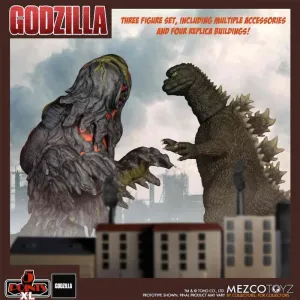 GODZILLA VS HEDORAH BOX SET 3 FIGURAS GODZILLA 5 POINTS XL
