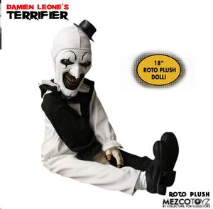 ART THE CLOWN MUÑECO DAMIEN LEONE´S TERRIFIER PAYASO ASESINO 45 CM