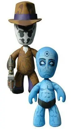 WATCHMEN RORSCHACH & MANHATTAN SET 2 FIGURAS 15 CM MEZ-ITZ                 