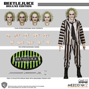 BEETLEJUICE ONE 12 COLLECTIVE BEETLEJUICE DELUXE EDITION FIGURA 18 CM