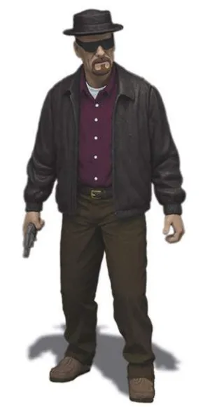 BREAKING BAD WALT HEISENBERG FIGURA 15 CM                                  