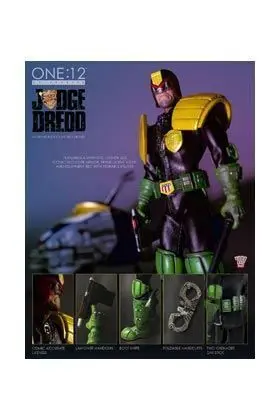 JUEZ DREDD FIGURA 16,5 CM ONE:12 COLLECTIVE                                