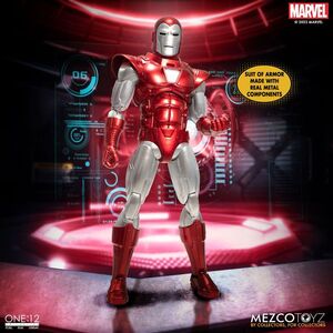 MARVEL ONE:12 COLLECTIVE FIG 16 CM IRON MAN SILVER CENTURION EDITION