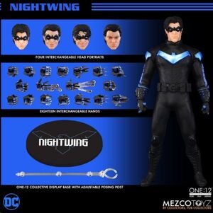 DC UNIVERSE ONE:12 COLLECTIVE FIGURA NIGHTWING 17 CM