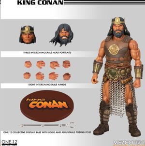 CONAN FIGURA ONE:12 COLLECTIVE KING CONNAN 17 CM