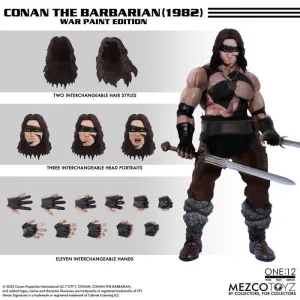 CONAN THE BARBARIAN 1982 ONE 12 COLLECTIVE CONAN WAR PAINT EDITION FIGURA 16 CM