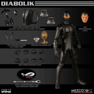 DIABOLIK FIGURA 17CM ONE:12 COLLECTIBLE ESC. 1/12                          
