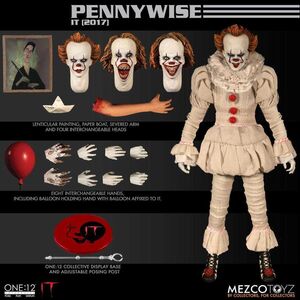 IT 2017 FIG 17CM PENNYWISE THE ONE:12 COLLECTIBLE                          