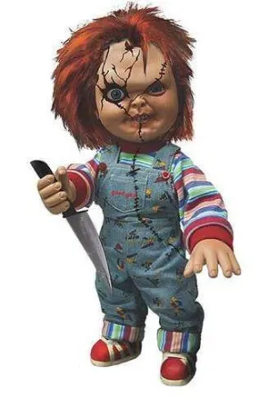 CHUCKY EL MUÑECO DIABOLICO MEGA SCALE FIG 1/6 38CM                         