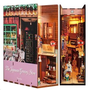 THE JAPANSESSE GROCERY STORE MAQUETA BOOK NOOK TIENDA JAPONESA CON LUZ/SENSOR MOVIMIENTO