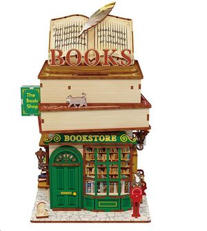 MAQUETA CON LUZ LIBRERIA TIME CON COMPARTIMENTO SECRETO