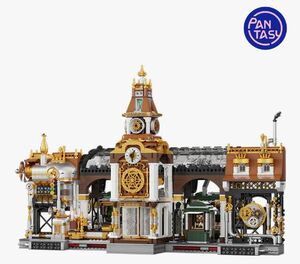 STEAMPUNK RAILWAY STATION SET CONSTRUCCION 37 CM JOYSIDE SERIES