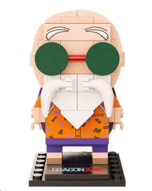 DRAGON BALL SET DE CONSTRUCCION KAME-SENNIN MUTENROSHI 9 CM