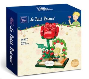 EL PRINCIPITO SKATEKART SERIES STARRY RIDE ROSE SET CONSTRUCCION 14,8 CM