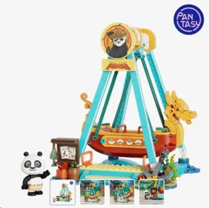 KUNG FU PANDA PIRATA SHIP RIDE SET CONSTRUCCION 21 CM