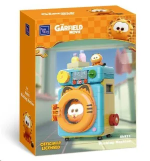 GARFIELD THE MOVIE FANTASTIC MACHINES SERIES SET CONSTRUCCION LAVADORA 18 CM