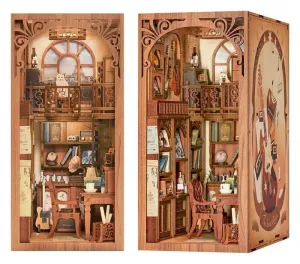 MAQUETA BOOK NOOK CON LUZ ESTUDIO DE MÚSICA