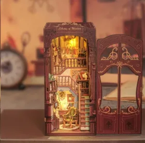 MAQUETA BOOK NOOK CON LUZ BIBLIOTECA DE LA SABIDURIA