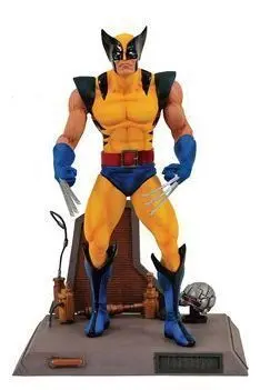 LOBEZNO FIG 18CM TRAJE AMARILLO MARVEL SELECT                              