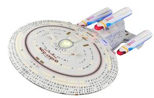 STAR TREK TNG NAVE ENTERPRISE NCC-1701-D ALL GOOD THINGS 40CM              