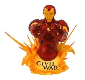 CIVIL WAR BUSTO RESINA IRON MAN                                            