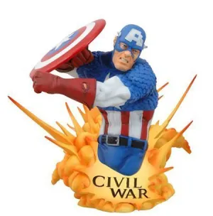 CIVIL WAR BUSTO RESINA CAPITAN AMERICA                                     