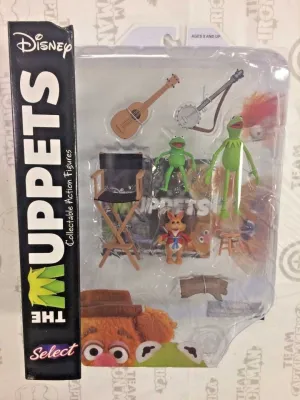 THE MUPPETS PACKS 2 FIGURAS 13 CM KERMITH WITH ROBIN & BEAN BUNNY SERIE 1  